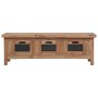TV-Schrank mit 3 Schubladen aus massivem Mahagoniholz 120x30x40 cm von vidaXL, TV-Möbel - Ref: Foro24-283913, Preis: 214,78 €...