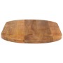Tablero de mesa ovalado madera maciza de mango 90x40x3,8 cm