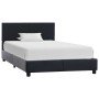 Estructura de cama de cuero sintético negro 100x200 cm en Camas y somieres | Comprar online en Foro24