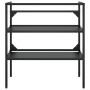 Estructura de baño con lavabo incorporado hierro negro de vidaXL, Tocadores de baño - Ref: Foro24-3101378, Precio: 230,46 €, ...