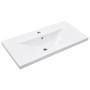 Estructura de baño con lavabo incorporado hierro negro de vidaXL, Tocadores de baño - Ref: Foro24-3101378, Precio: 230,46 €, ...