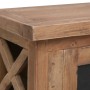 Mueble de TV con 3 cajones madera maciza de caoba 120x30x40 cm de vidaXL, Muebles TV - Ref: Foro24-283913, Precio: 214,63 €, ...