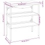 Estructura de baño con lavabo incorporado hierro negro de vidaXL, Tocadores de baño - Ref: Foro24-3101378, Precio: 230,46 €, ...