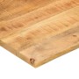 Tablero de escritorio con curva madera mango rugosa 80x50x2,5cm en Tableros para mesas | Comprar online en Foro24