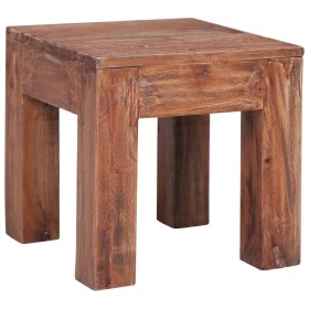 Mesa de centro de madera maciza reciclada 30x30x30 cm