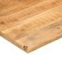 Tablero escritorio con curva madera mango rugosa 140x60x2,5 cm en Tableros para mesas | Comprar online en Foro24