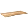 Tablero escritorio con curva madera mango rugosa 110x50x2,5 cm en Tableros para mesas | Comprar online en Foro24