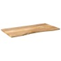 Tablero escritorio con curva madera mango rugosa 120x50x2,5 cm en Tableros para mesas | Comprar online en Foro24