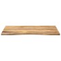 Tablero escritorio con curva madera mango rugosa 100x80x2,5 cm en Tableros para mesas | Comprar online en Foro24