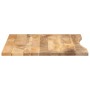 Tablero escritorio con curva madera mango rugosa 100x80x2,5 cm en Tableros para mesas | Comprar online en Foro24