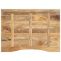 Tablero escritorio con curva madera mango rugosa 100x80x2,5 cm en Tableros para mesas | Comprar online en Foro24
