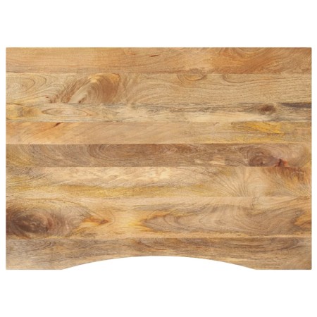 Tablero escritorio con curva madera mango rugosa 110x80x2,5 cm en Tableros para mesas | Comprar online en Foro24