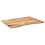 Tablero escritorio con curva madera mango rugosa 110x80x2,5 cm en Tableros para mesas | Comprar online en Foro24