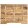Tablero escritorio con curva madera mango rugosa 110x80x2,5 cm en Tableros para mesas | Comprar online en Foro24