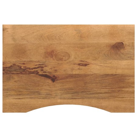 Tablero de escritorio con curva madera mango rugosa 80x50x2,5cm en Tableros para mesas | Comprar online en Foro24