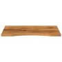 Tablero escritorio con curva madera mango rugosa 100x50x2,5 cm en Tableros para mesas | Comprar online en Foro24