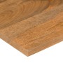 Tablero escritorio con curva madera mango rugosa 160x50x2,5 cm