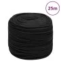 Tiefschwarzes Polypropylen-Bootsseil 8 mm 25 m von vidaXL, Seile und Metallschnüre - Ref: Foro24-152501, Preis: 13,55 €, Raba...