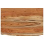 Estante pared rectangular madera acacia borde vivo 50x30x2,5 cm
