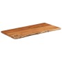Tablero rectangular madera de acacia borde vivo 80x40x2,5 cm