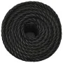 Black polypropylene work rope 14 mm 25 m by vidaXL, Ropes and metal cords - Ref: Foro24-153021, Price: 21,97 €, Discount: %
