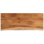 Tablero rectangular madera de acacia borde vivo 110x40x2,5 cm en Tableros para mesas | Comprar online en Foro24