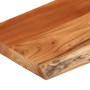 Tablero rectangular madera de acacia borde vivo 160x40x2,5 cm en Tableros para mesas | Comprar online en Foro24