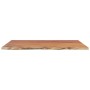 Encimera de baño rectangular madera maciza acacia 100x60x2,5 cm