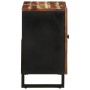 Mueble de lavabo madera reciclada madera ingeniería 62x33x58 cm
