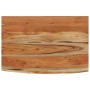 Estante pared rectangular madera acacia borde vivo 50x30x3,8 cm