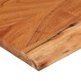 Estante pared rectangular madera acacia borde vivo 100x30x3,8cm en Tableros para mesas | Comprar online en Foro24
