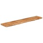 Tablero rectangular madera de acacia borde vivo 140x30x3,8 cm