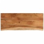 Tablero rectangular madera de acacia borde vivo 110x40x3,8 cm en Tableros para mesas | Comprar online en Foro24