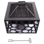 RedFire Black Mikor Fire Pit with Grill by RedFire, Chimneys - Ref: Foro24-441229, Price: 180,80 €, Discount: %