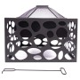 RedFire Black Mikor Fire Pit with Grill by RedFire, Chimneys - Ref: Foro24-441229, Price: 180,80 €, Discount: %