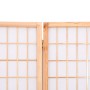 Biombo plegable con 3 paneles estilo japonés 120x170 cm