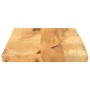 Tablero de mesa borde natural madera maciza mango 60x20x2,5 cm en Tableros para mesas | Comprar online en Foro24