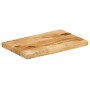 Tablero de mesa borde natural madera maciza mango 60x30x2,5 cm en Tableros para mesas | Comprar online en Foro24