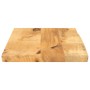 Tablero de mesa borde natural madera maciza mango 60x30x2,5 cm en Tableros para mesas | Comprar online en Foro24