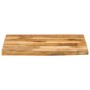 Tablero de mesa borde natural madera maciza mango 40x40x2,5 cm en Tableros para mesas | Comprar online en Foro24