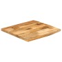 Tablero de mesa borde natural madera maciza mango 40x40x3,8 cm en Tableros para mesas | Comprar online en Foro24