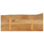 Tablero de mesa borde natural madera maciza mango 70x20x2,5 cm en Tableros para mesas | Comprar online en Foro24