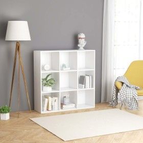 Weißes Regal aus Holzwerkstoff, 98 x 29 x 97,5 cm von vidaXL, Bücherregale und Regale - Ref: Foro24-801125, Preis: 79,19 €, R...