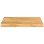 Tablero de mesa borde natural madera maciza mango 50x40x2,5 cm en Tableros para mesas | Comprar online en Foro24