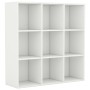 Weißes Regal aus Holzwerkstoff, 98 x 29 x 97,5 cm von vidaXL, Bücherregale und Regale - Ref: Foro24-801125, Preis: 79,19 €, R...