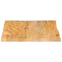 Tablero de mesa borde natural madera maciza mango 60x60x2,5 cm en Tableros para mesas | Comprar online en Foro24