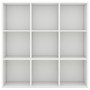 Weißes Regal aus Holzwerkstoff, 98 x 29 x 97,5 cm von vidaXL, Bücherregale und Regale - Ref: Foro24-801125, Preis: 79,19 €, R...