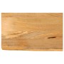 Tablero de mesa borde natural madera maciza mango 40x20x3,8 cm en Tableros para mesas | Comprar online en Foro24