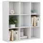 Weißes Regal aus Holzwerkstoff, 98 x 29 x 97,5 cm von vidaXL, Bücherregale und Regale - Ref: Foro24-801125, Preis: 79,19 €, R...