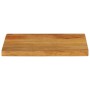 Tablero de mesa borde natural madera maciza mango 40x30x2,5 cm en Tableros para mesas | Comprar online en Foro24